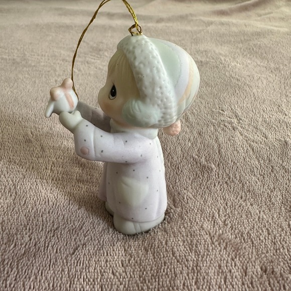 Precious Moments‎ 1987 Ornament I'm Sending You a White Christmas 112372 Enesco - Picture 3 of 13